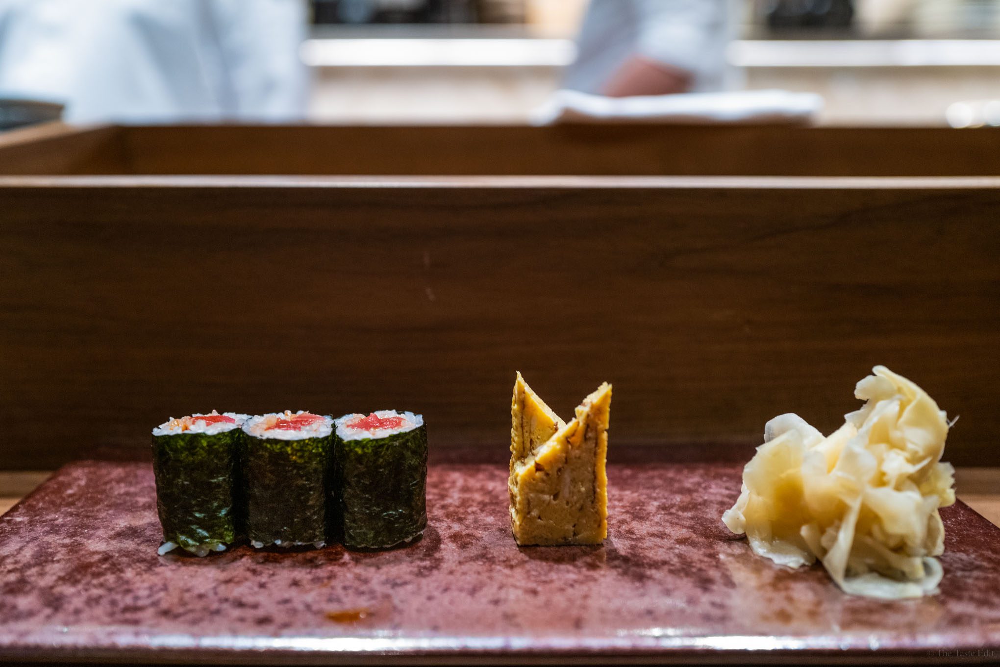 Sushi at SACHI restaurant at the Mandarin Oriental Geneva