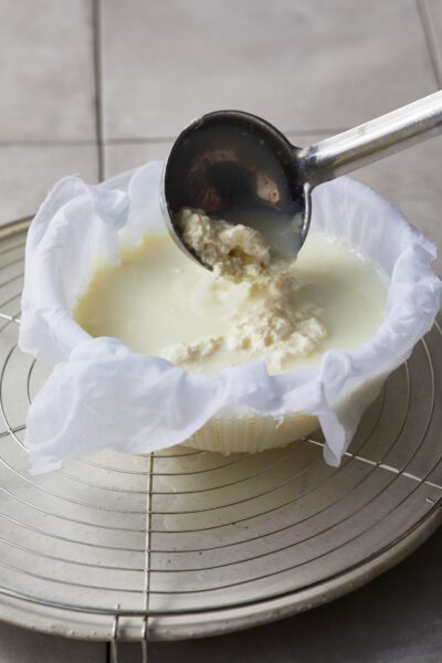 How to make whole milk fresh ricotta