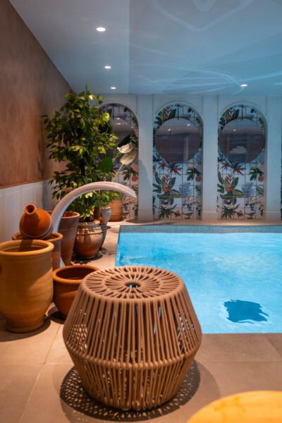 Bloom House Hotel and Spa Paris indoor pool feels like the south of france