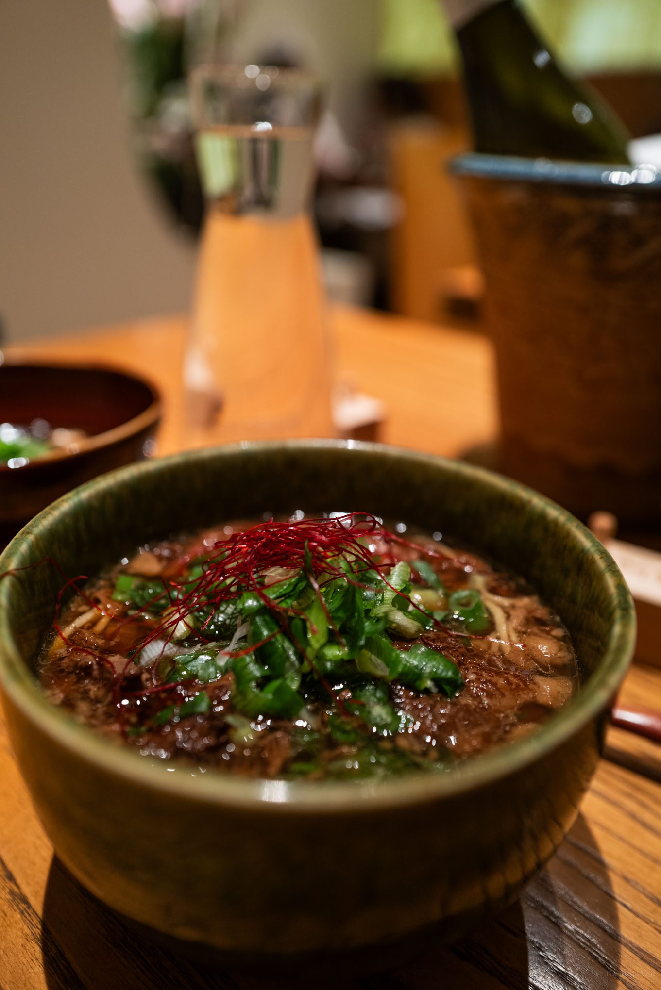 Cold Duck Soba Noodles at Yen restaurant in Paris