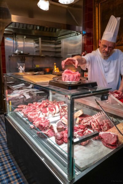 The Guinea Grill is the oldest steakhouse in London located in Mayfair with best grass-fed, dry-aged British beef from butchers Godfreys of Finsbury Park