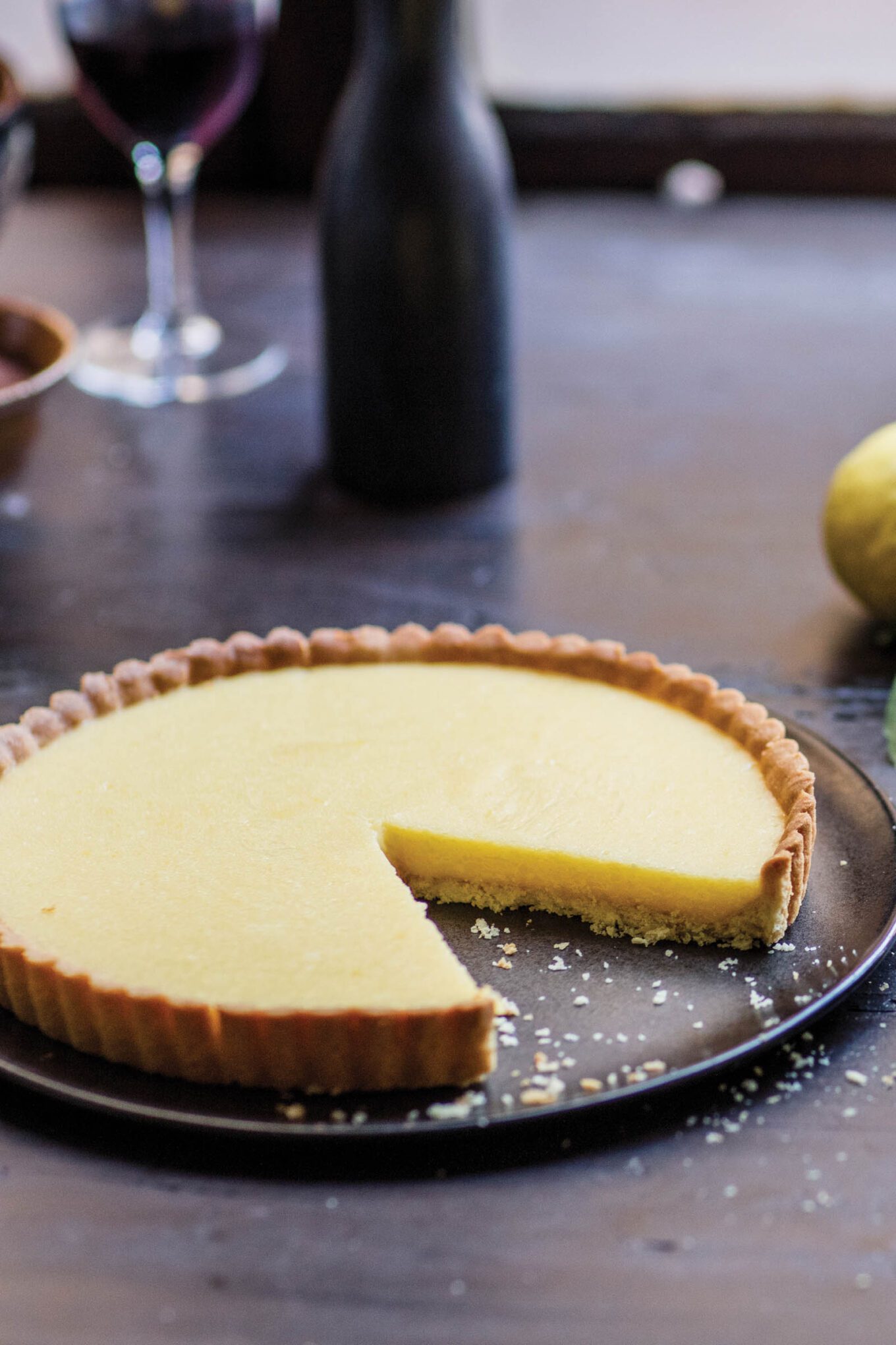 Tarte au citron à l’huile d’olive