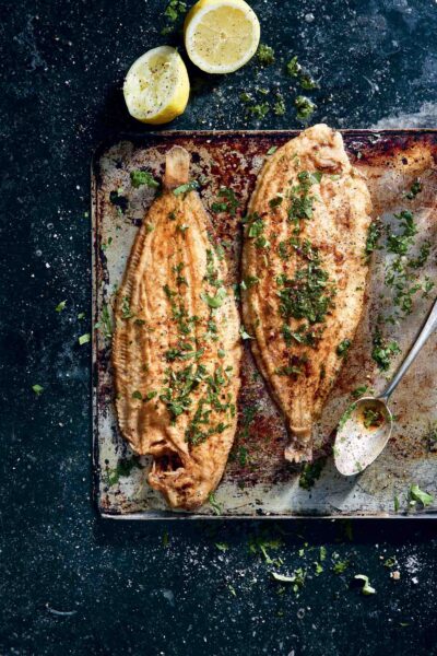 sole meiniere recipe on sheet pan