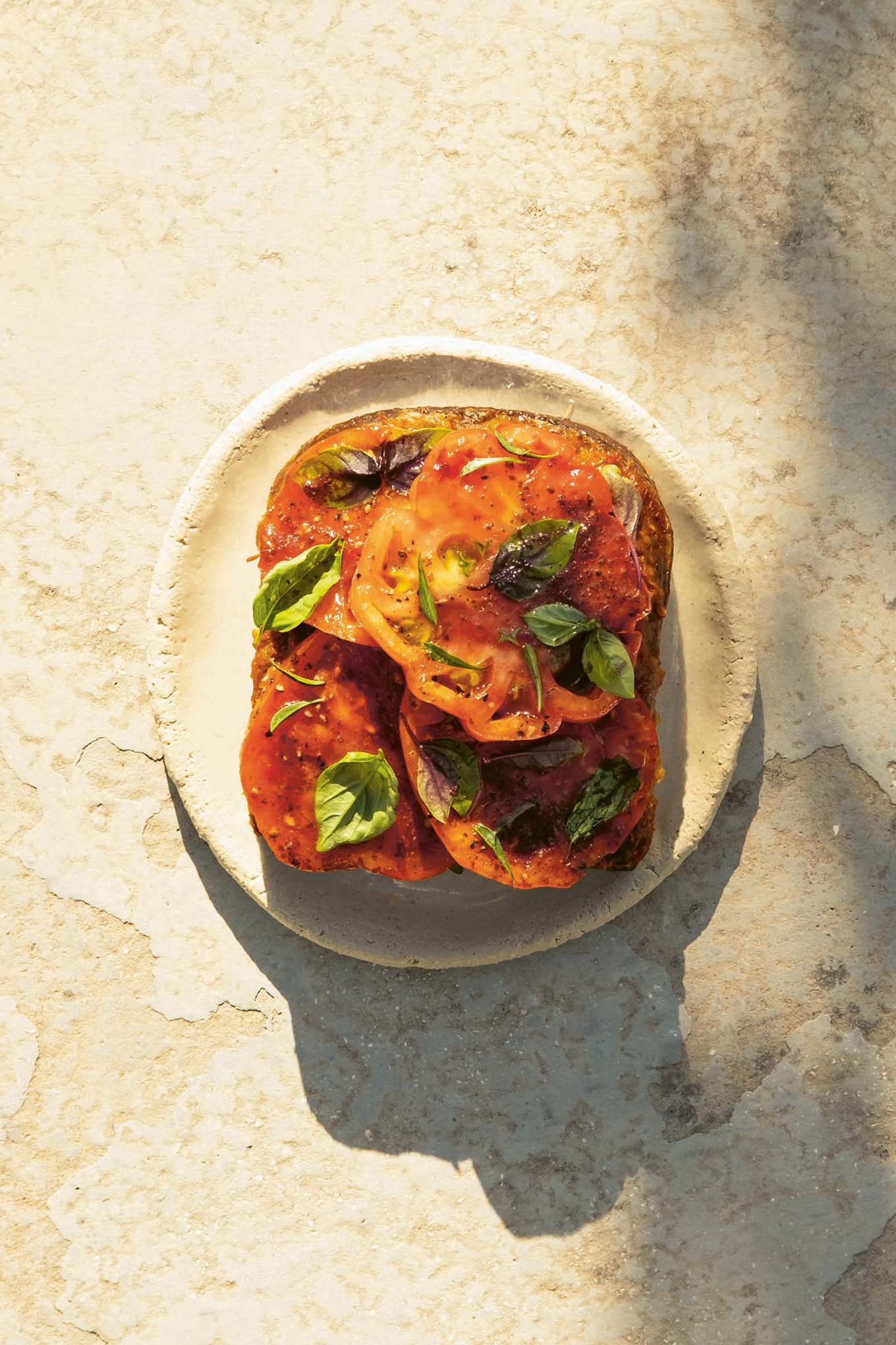 Tomato Toast recipe from Moroseta in Puglia, Italy