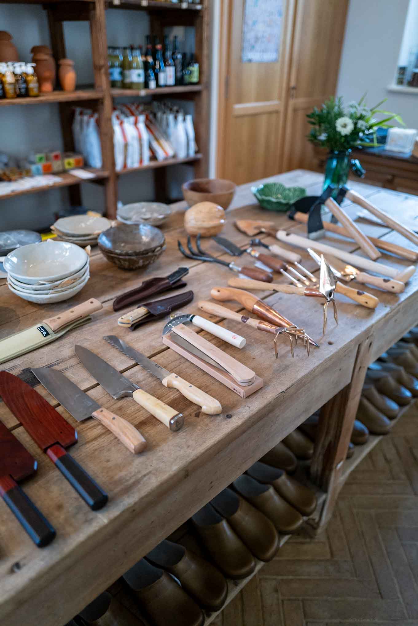 Farm store at le doyenne near paris