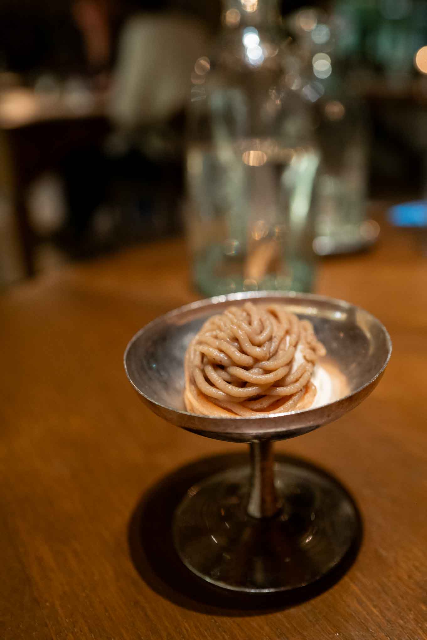 Savory ice cream served at le doyenne