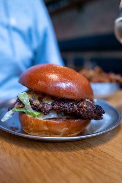Head to Sacre Burger for one of the best Champagne Lists in Reims and order the smash burger with fries to go with your bubbles