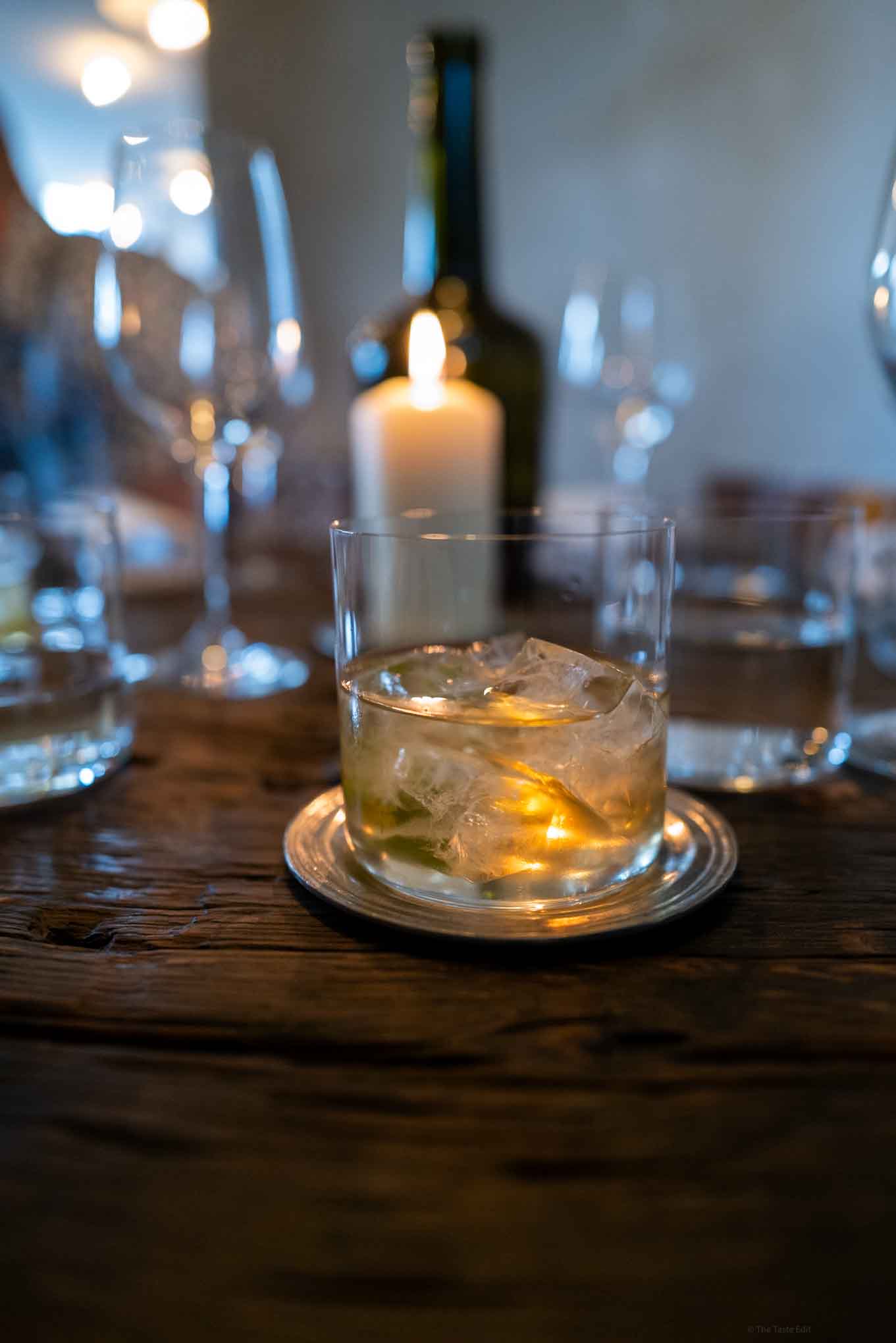 Septime Restaurant in Paris - serves Vergano Vermouth and Soda Cocktails