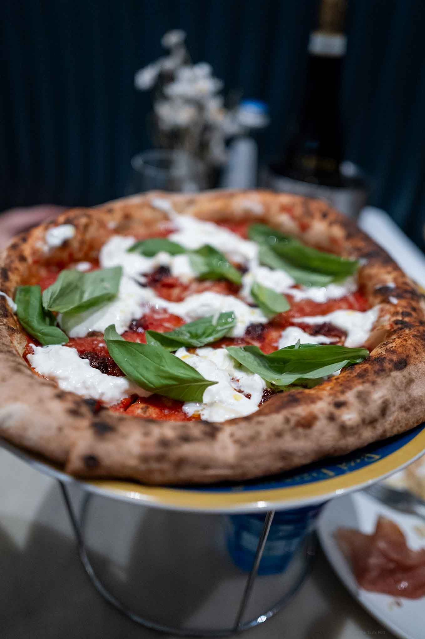 Fluffy crust Napoli on the Road Pizza